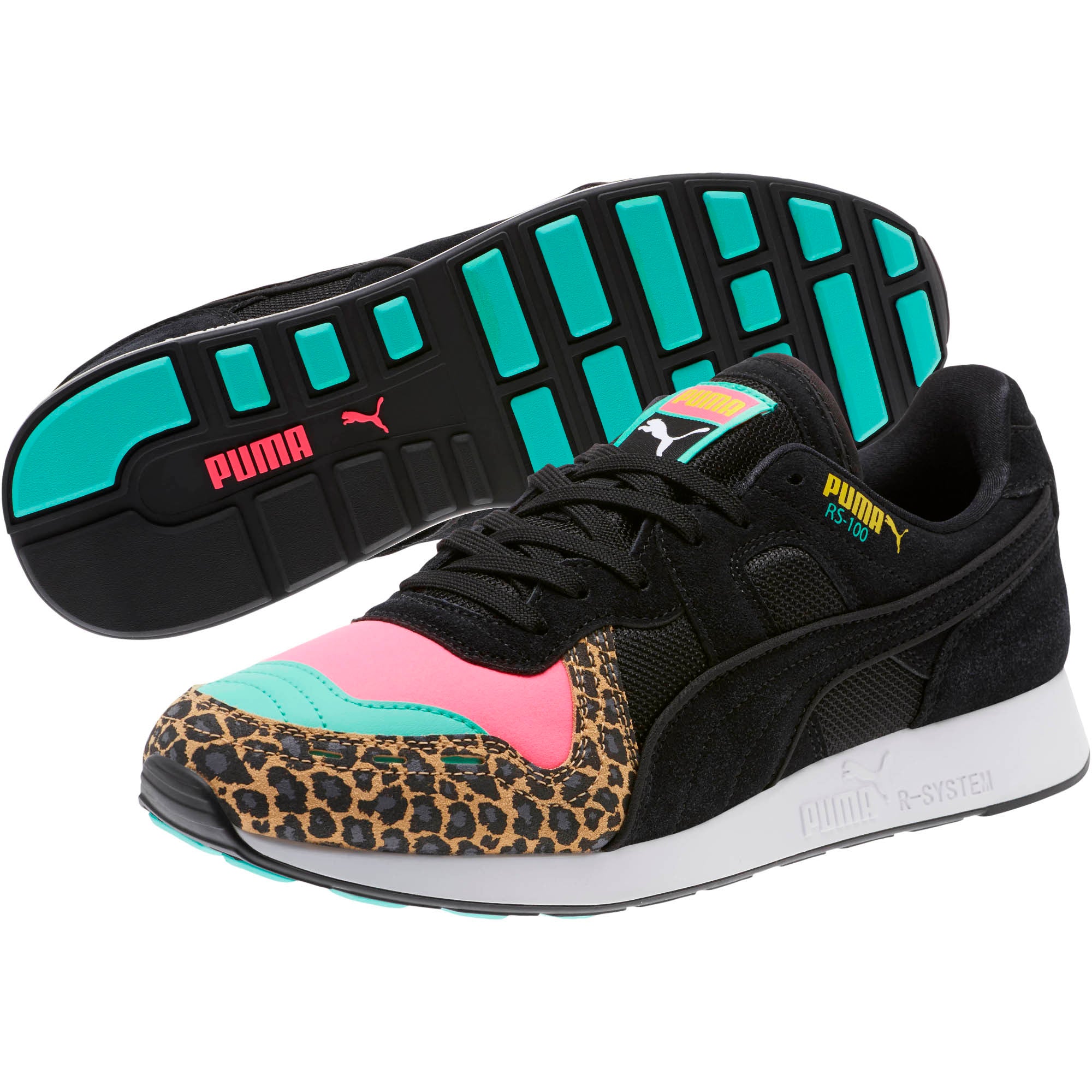 Puma RS-100 Party Cheetah Size 7 - Bellso